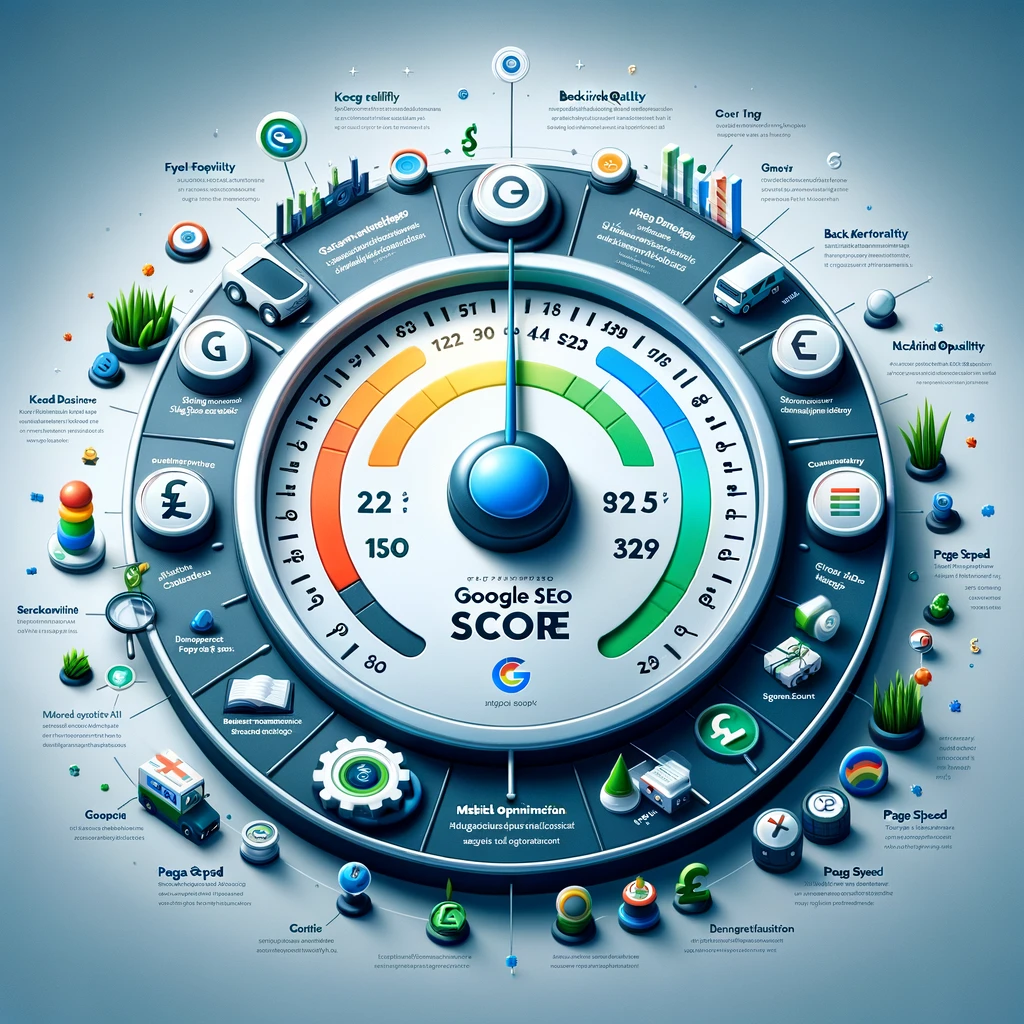 what is the google seo score