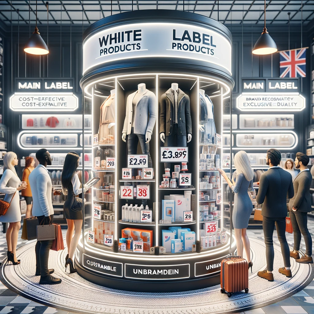 what is white label vs main label
